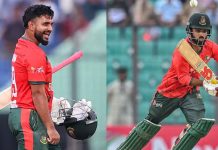 শামীম ও হৃদয় ঝড়ে টি-টোয়েন্টিতে শুভসূচনা বাংলাদেশের