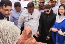 কড়াইল বস্তিতে ‘ফ্রি হার্ট ক্যাম্প’ উদ্বোধন করলেন জুবাইদা রহমান