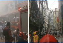 চকবাজারে আগুন নিয়ন্ত্রণে ৬ ইউনিট