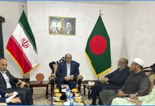 ইরানের রাষ্ট্রদূতের সঙ্গে ইসলামী আন্দোলন বাংলাদেশের প্রতিনিধিদলের বৈঠক