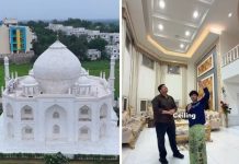 স্ত্রীর জন্য তিনিও বানালেন ‘তাজমহল’