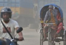 দূষিত শহরের তালিকায় আজ ঢাকার অবস্থান ষষ্ঠ