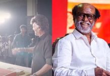 ৫১ বছরের ক্যারিয়ার, সেটেই কেক কেটে উদযাপন রজনীকান্তের
