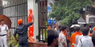 শুভেন্দুর হুঁশিয়ারির পরই আনন্দবাজার পত্রিকা অফিসে হামলা