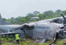 নাইজেরিয়ায় বিমান বিধ্বস্ত, ৩২ আরোহীর সবাই নিহত