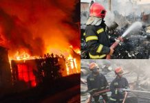 নারায়ণগঞ্জে পাটের গুদামে অগ্নিকাণ্ড