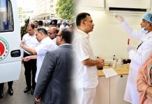নিরাপদ খাদ্যের ভ্রাম্যমাণ পরীক্ষাগার পরিদর্শন করলেন প্রধানমন্ত্রী